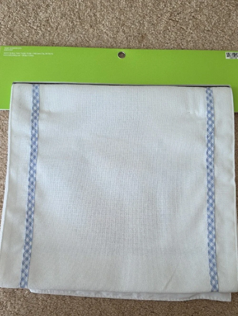 Hobby Lobby Easter Bunny Table Runner - White, Brown, Pink, Blue, Green